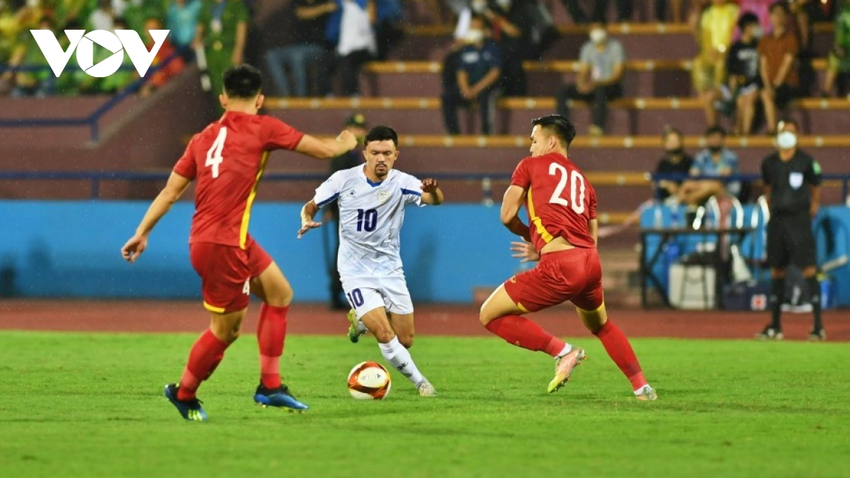 u23 philippines nhan mua loi khen sau tran hoa u23 viet nam hinh anh 1