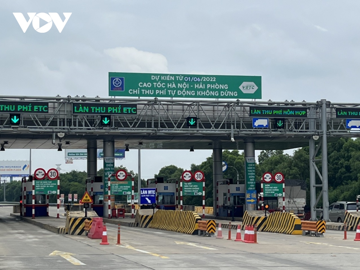 cao toc ha noi-hai phong dem nguoc den thoi diem thu phi tu dong khong dung toan tuyen hinh anh 1