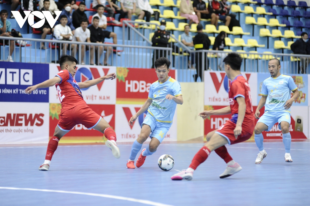 ket qua futsal hdbank vDqg 2022 hieu hoa Da nang 1-2 sanvinest khanh hoa hinh anh 1