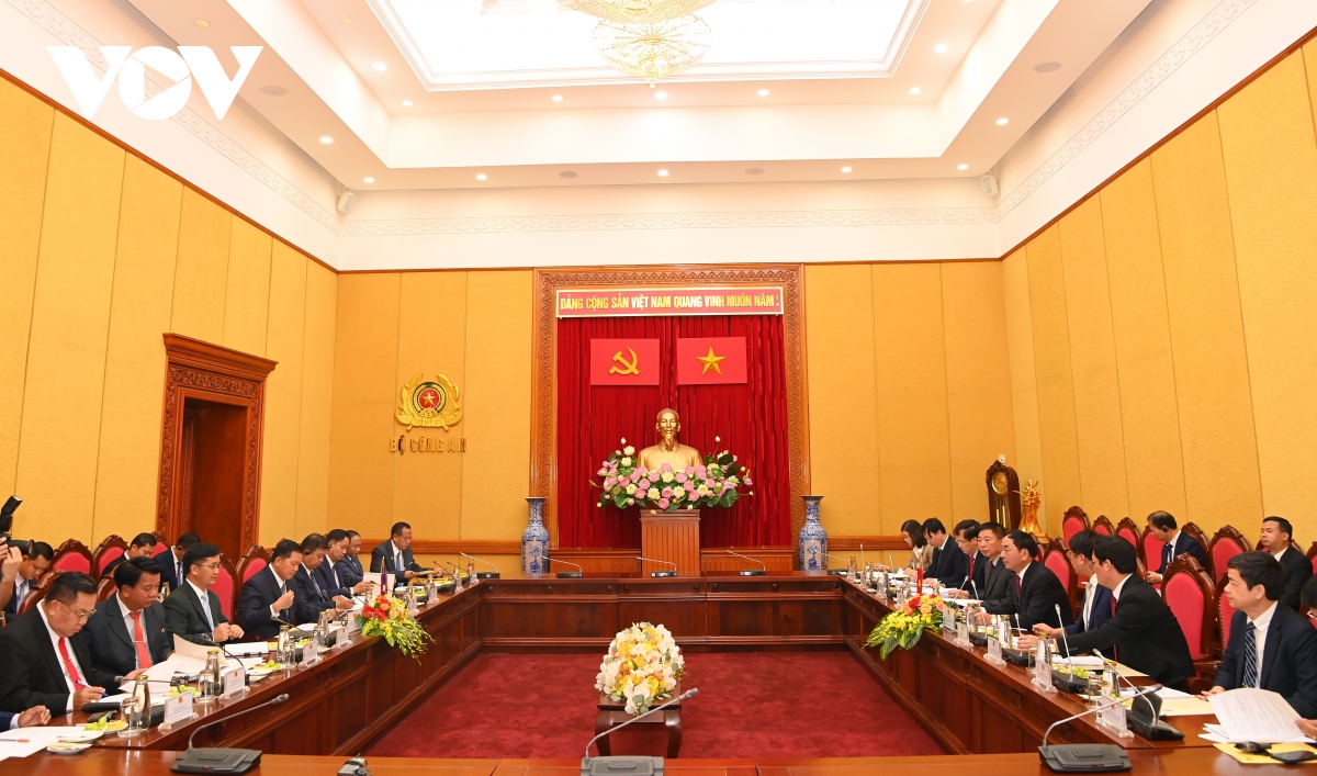 bộ trưởng tô lâm tiếp thứ trưởng bộ công an lào hình ảnh 3 bo truong to lam tiep thu truong bo cong an lao hinh anh 3