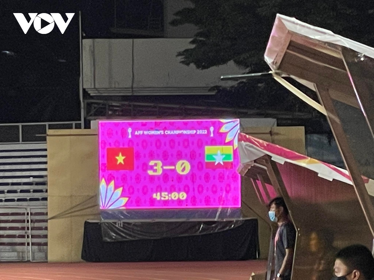 trUc tiEp Dt nu viet nam 3-0 Dt nu myanmar hiep 2 bat dau hinh anh 1