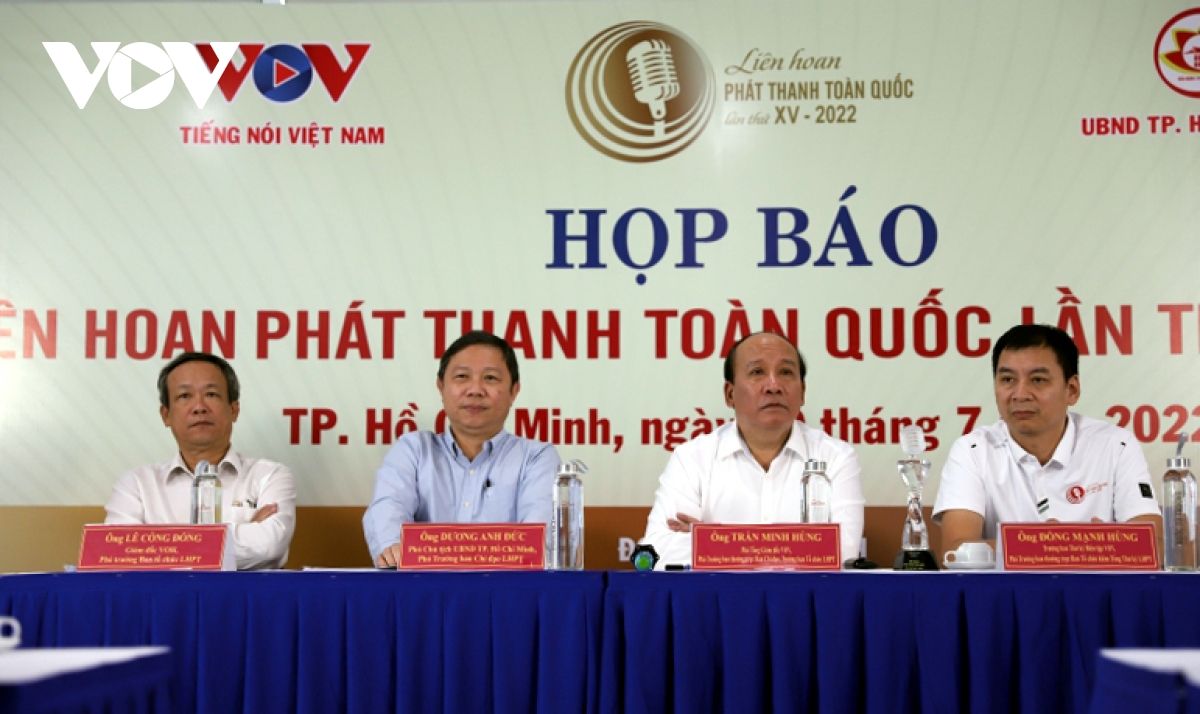 Họp báo Liên hoan phát thanh toàn quốc lần thứ XV - năm 2022