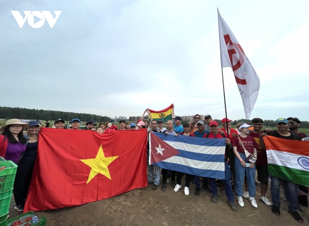 trai nghiem thu hoach dau tai nong trang lenin o nga hinh anh 10