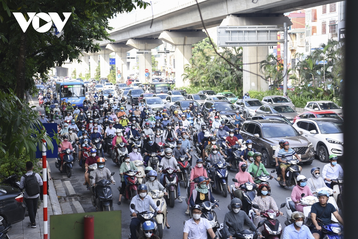 Duong nguyen trai van lon xon sau phan lan, nguoi tham gia giao thong y thuc kem hinh anh 11