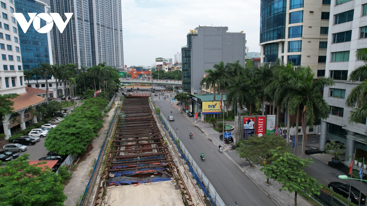 can canh du an duong sat nhon - ga ha noi cham tien do, bo hoang cho co moc hinh anh 3