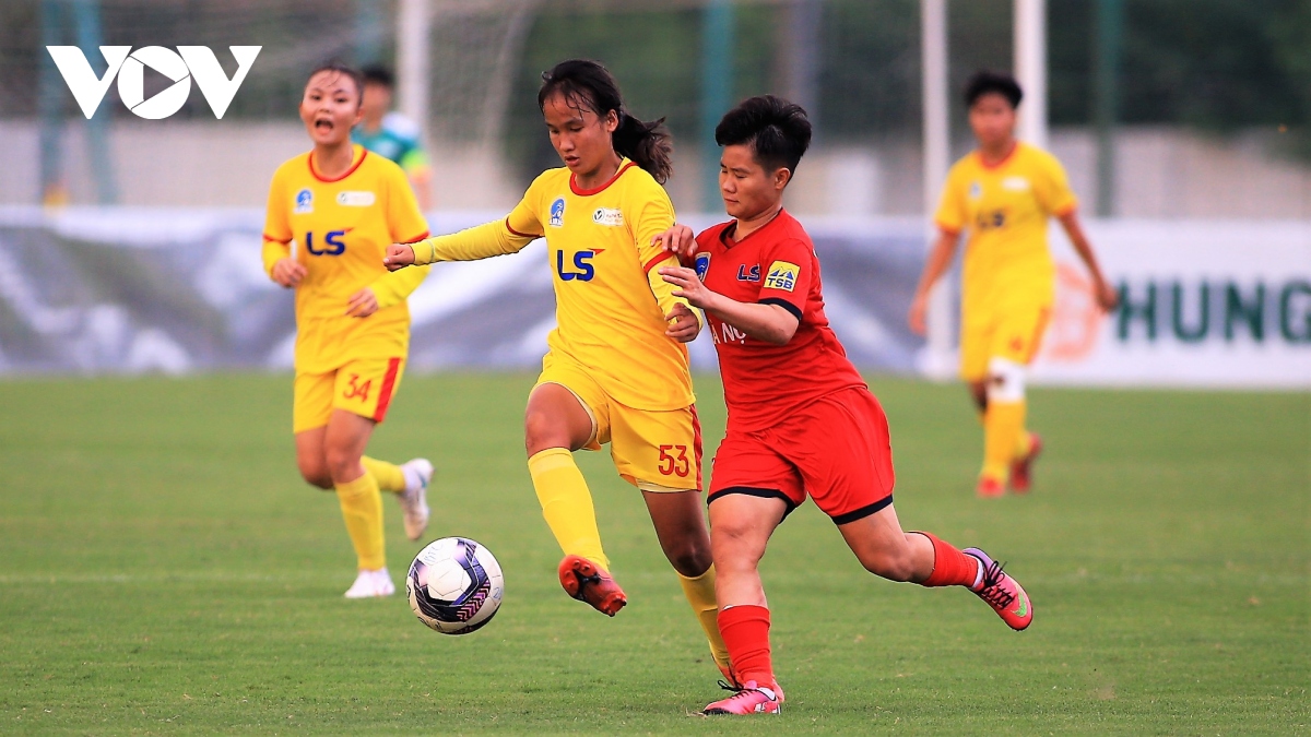 giai bong da nu vDqg 2022 thai nguyen t t tro lai ngoi dau hinh anh 8