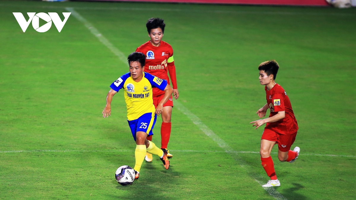 giai bong da nu vDqg 2022 thai nguyen t t tro lai ngoi dau hinh anh 6