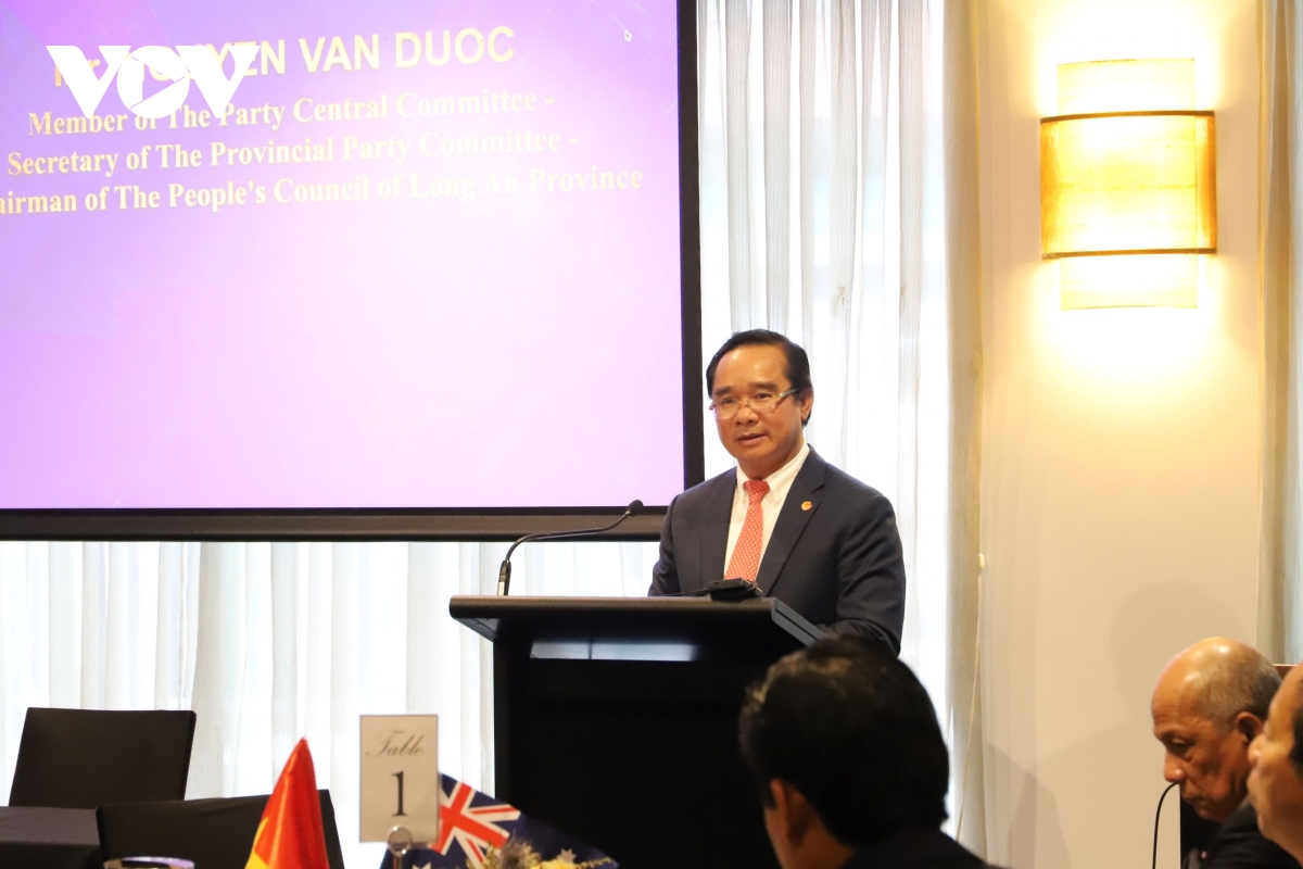 tỉnh long an sẵn sàng chào đón các nhà đầu tư australia hình ảnh 1 tinh long an san sang chao don cac nha dau tu australia hinh anh 1