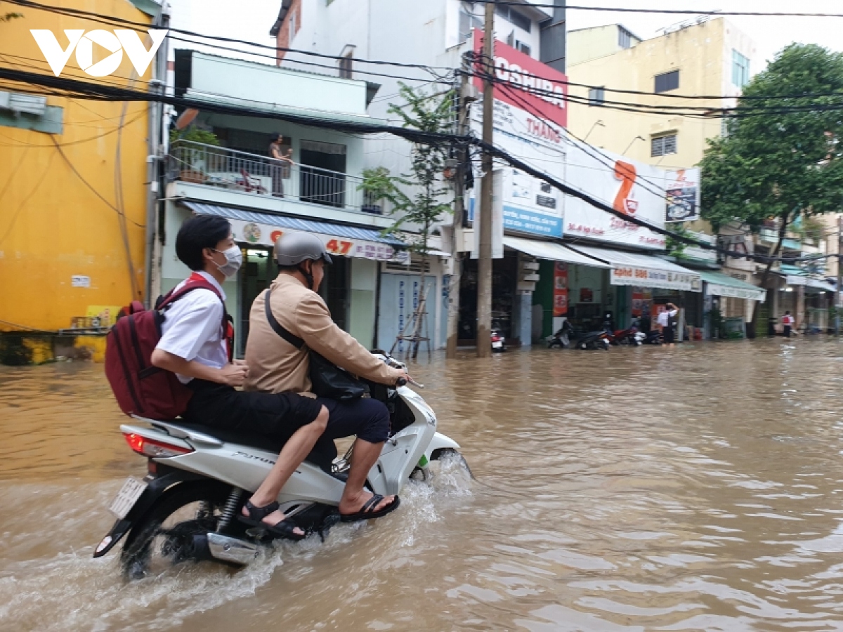 trieu cuong vuot muc bao dong iii - nguoi dan can tho boi trong bien nuoc hinh anh 10