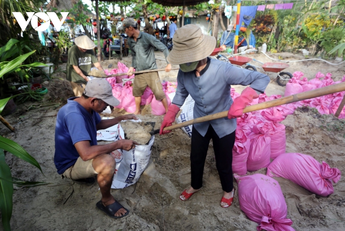 sau mot dem, hang loat nha ven bien thanh pho hoi an bi song danh sap hinh anh 11