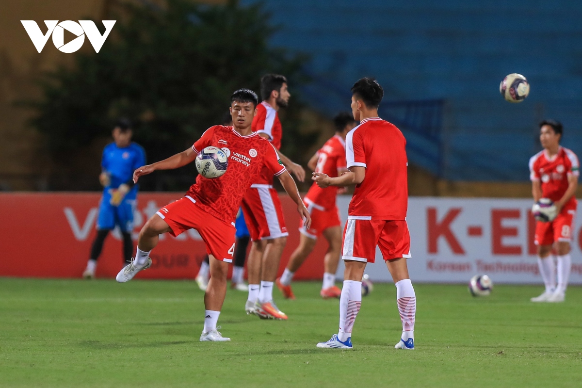 chia diem voi ty so hoa 1-1, viettel fc va hai phong fc xa dan doi dau bang ha noi fc hinh anh 9