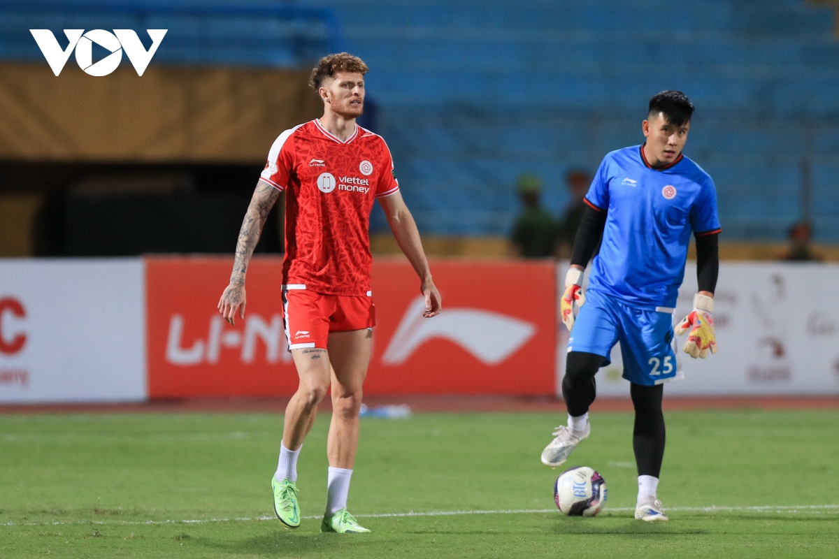 chia diem voi ty so hoa 1-1, viettel fc va hai phong fc xa dan doi dau bang ha noi fc hinh anh 7