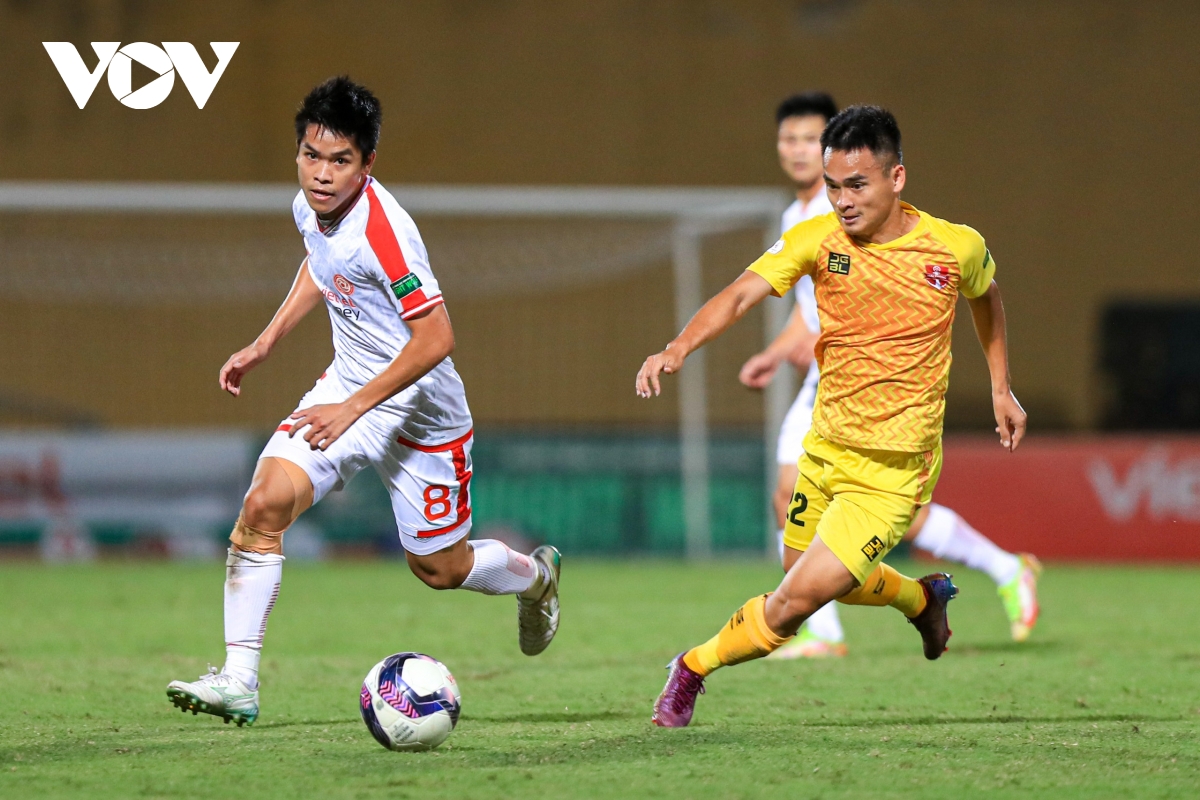 Chia điểm với tỷ số hòa 1-1, Viettel FC và Hải Phòng FC xa dần đội đầu bảng Hà Nội FC