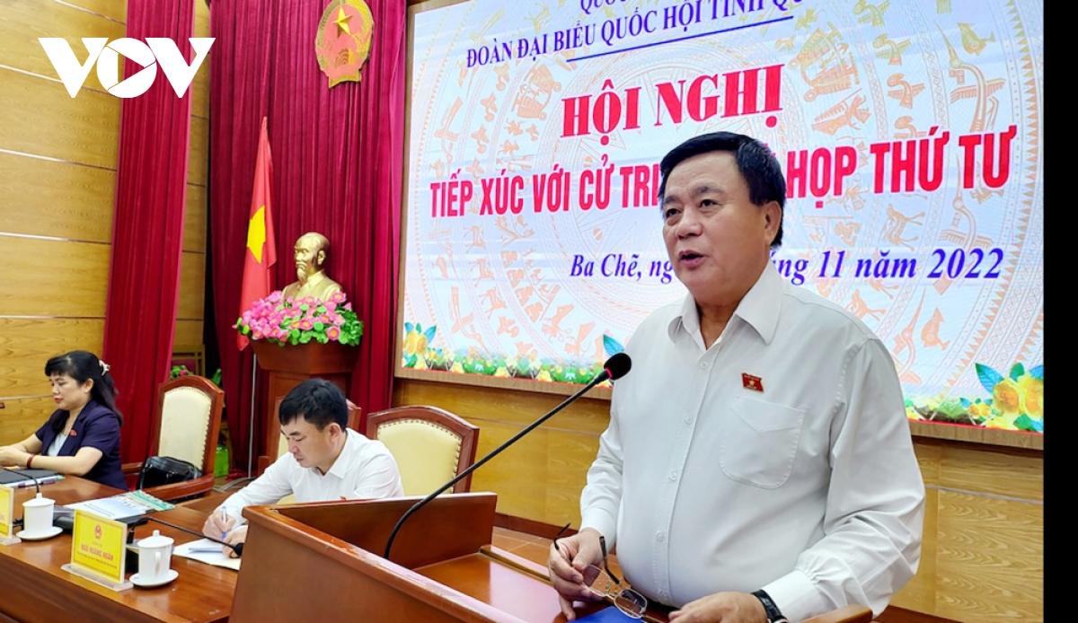 Dai bieu quoc hoi tiep xuc cu tri tai quang ninh va quang nam hinh anh 1