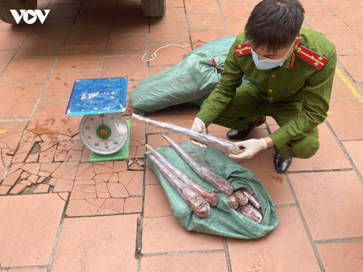 bat giu xe o to cho san pham dong lanh khong ro nguon goc o cao bang hinh anh 2