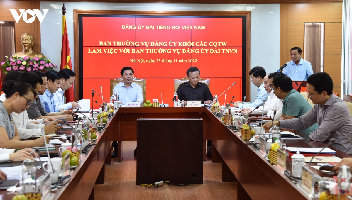 bi thu Dang uy khoi cac co quan tU lam viec voi thuong vu Dang uy vov hinh anh 1