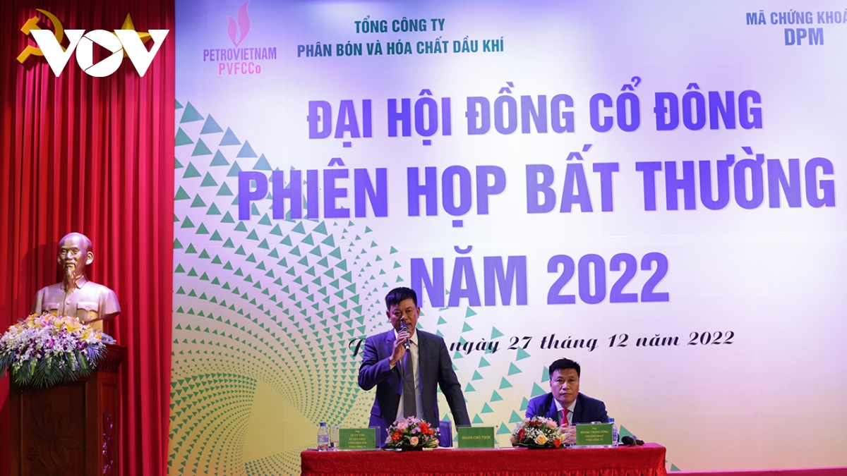 DPM chốt thông qua mức chia cổ tức 7.000 đồng/CP năm 2022