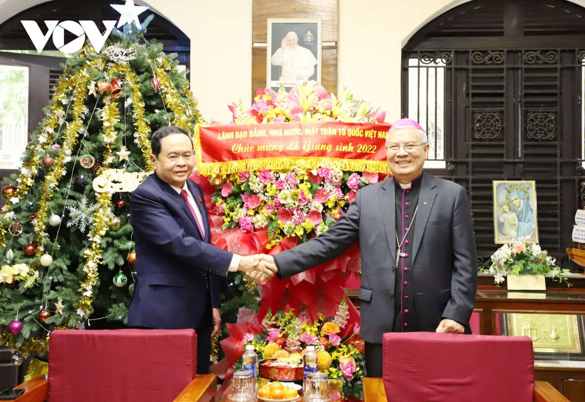 Phó Chủ tịch Quốc hội Trần Thanh Mẫn thăm chúc mừng Giáng sinh tại ...