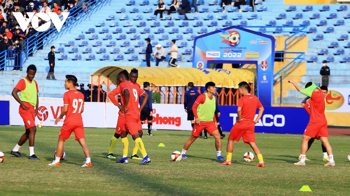 trUc tiEp ha noi fc 0-0 hai phong tran dau bat dau hinh anh 3