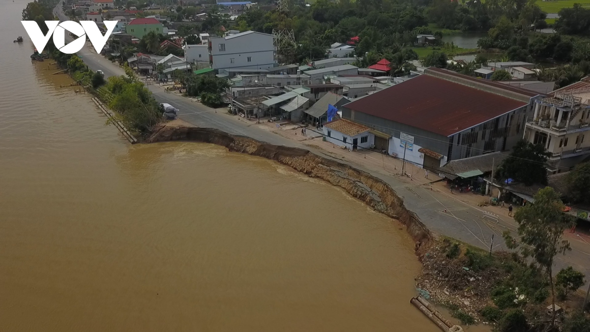 An Giang xử lý khu vực sạt lở trên Quốc lộ 91