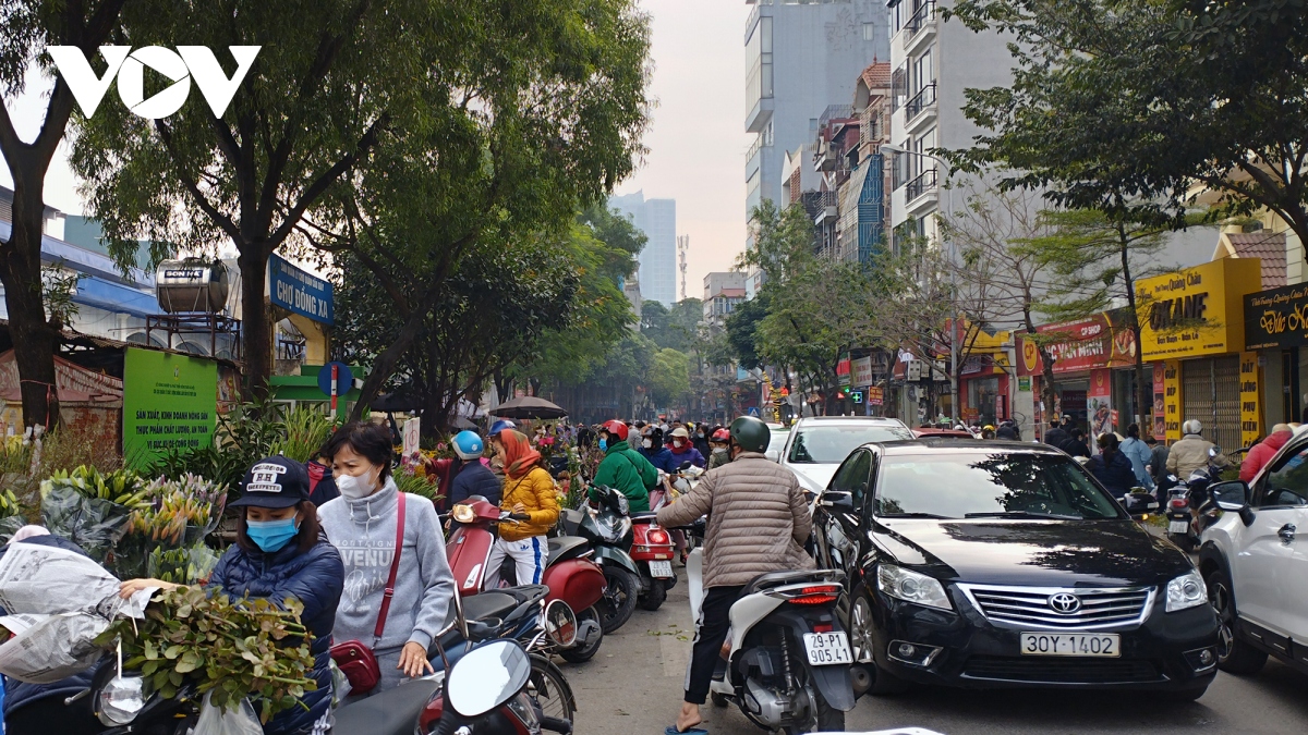 dao quanh cho sang 30 tet o ha noi hinh anh 1