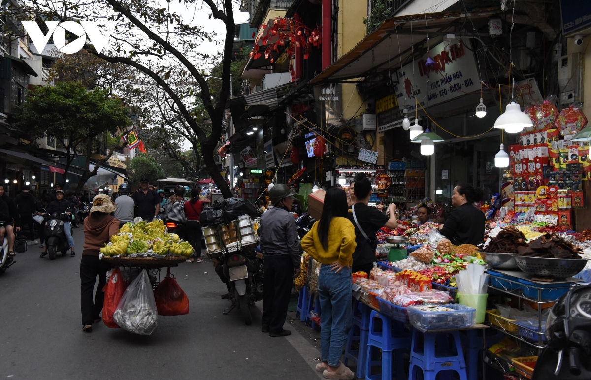 Duong pho thu do tuoi sac hong, ron rang khong khi tet co truyen hinh anh 7