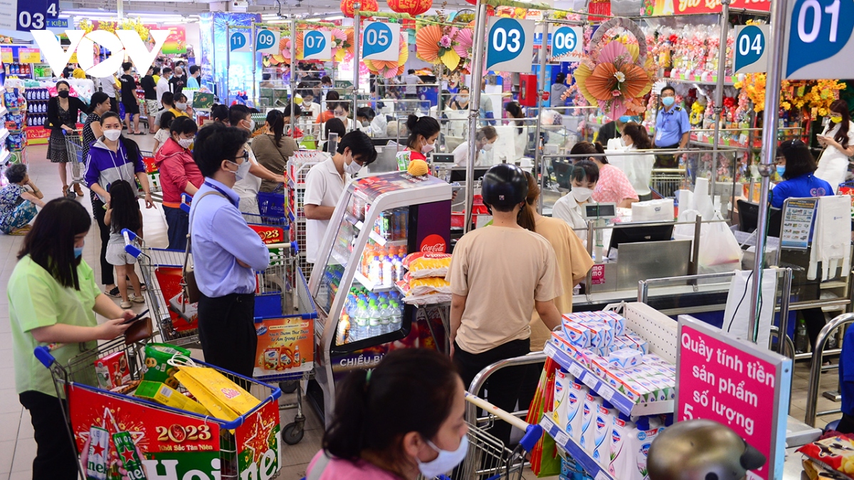 Thị trường hàng hoá sôi động, sức mua tăng dịp cận Tết