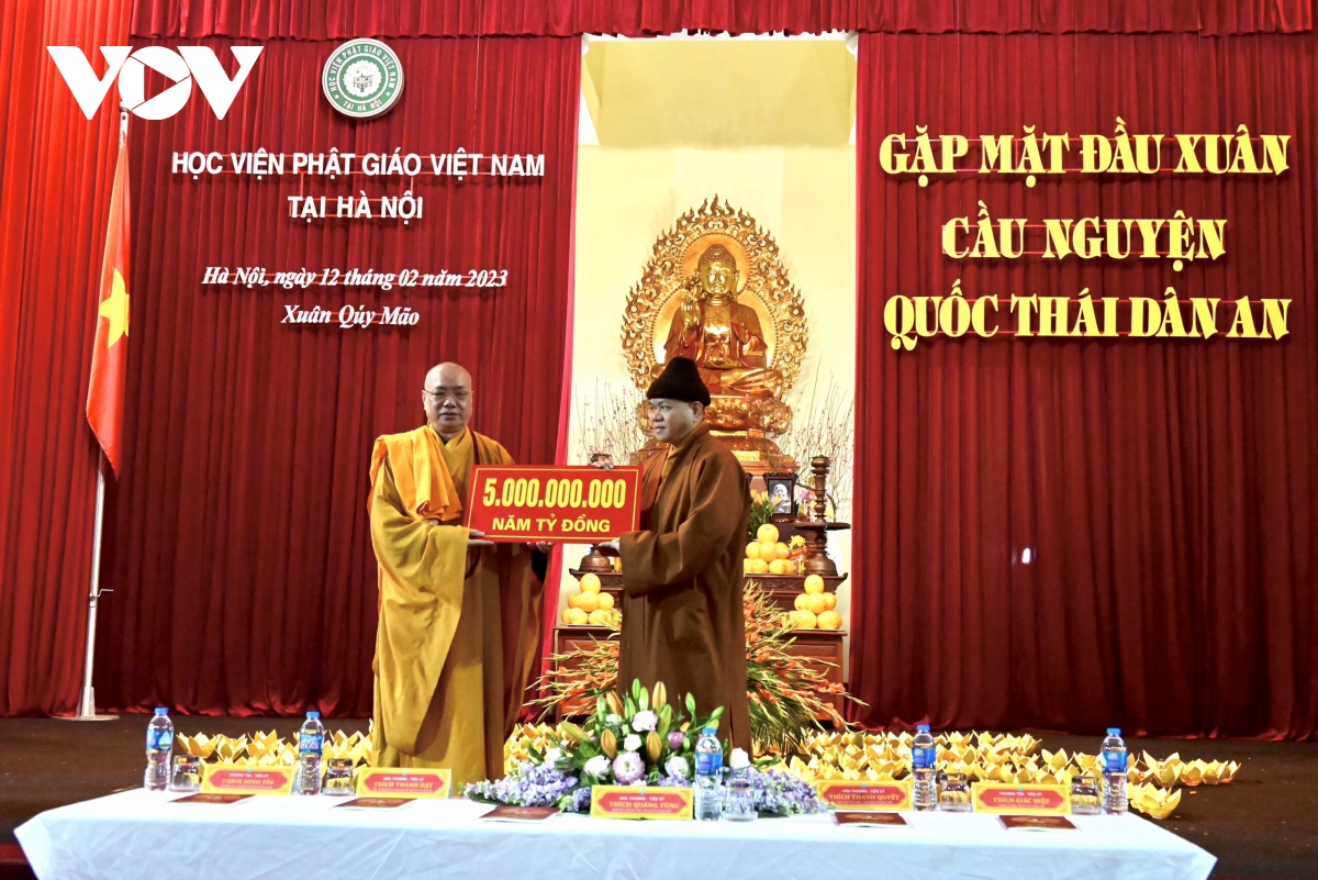 Học viện Phật giáo Việt Nam tại Hà Nội tiếp nhận trên 10 tỷ đồng ...