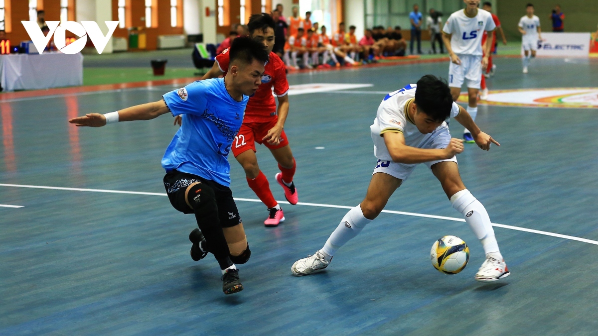 thai son bac va ha noi hoa kich tinh trong ngay mo man giai futsal hdbank vDqg 2023 hinh anh 6