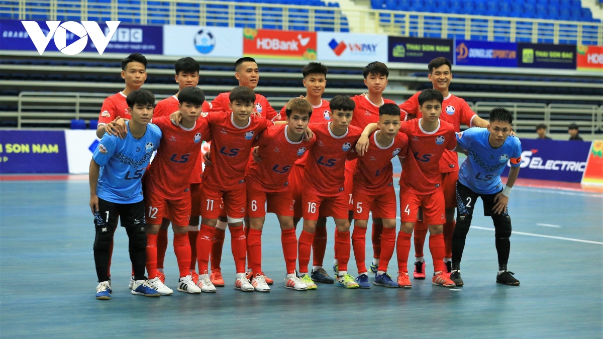 thai son bac va ha noi hoa kich tinh trong ngay mo man giai futsal hdbank vDqg 2023 hinh anh 1