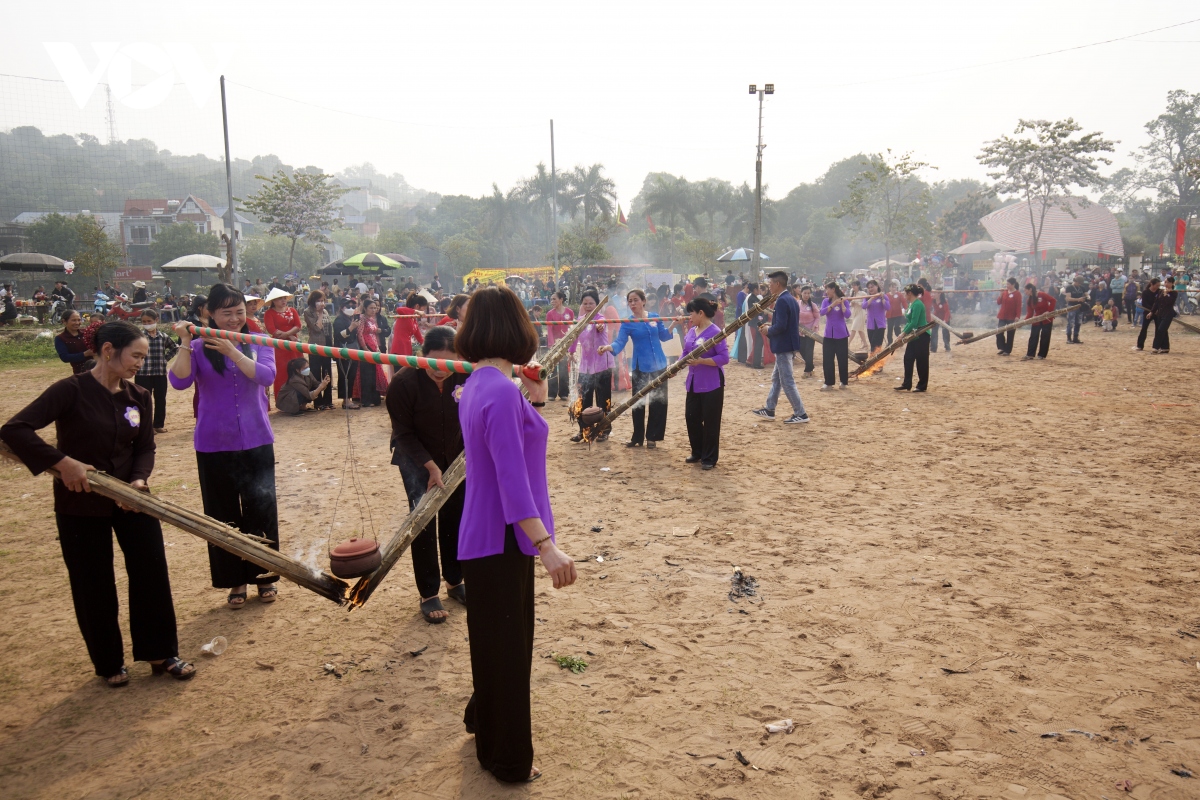 Doc dao cuoc thi vua di vua thoi com o le hoi Dong lu, ha noi hinh anh 10