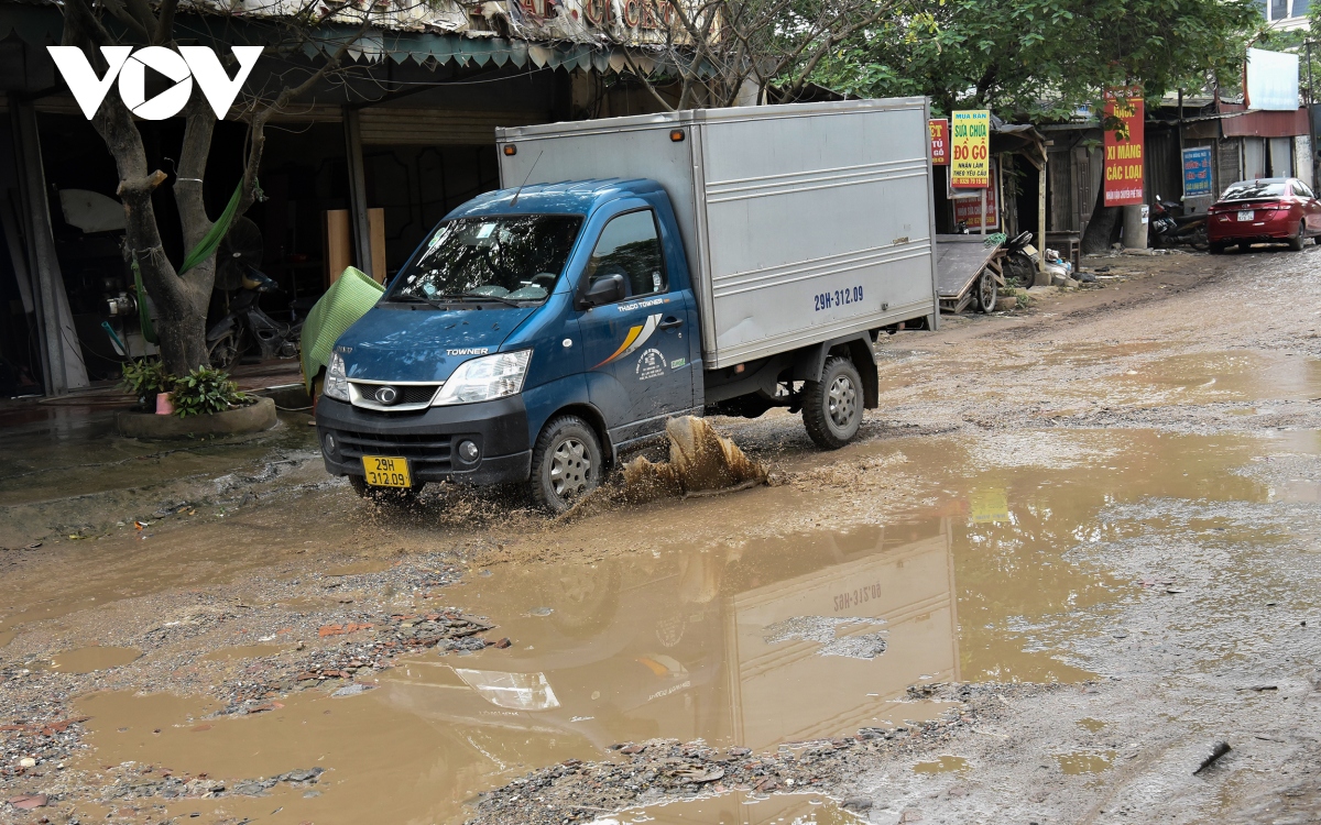 can canh duong noi do ha noi xuong cap lay loi, ngap ngua rac hinh anh 5