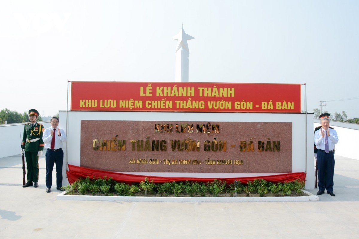 Khánh Hòa khánh thành Khu lưu niệm chiến thắng Vườn Gòn - Đá Bàn