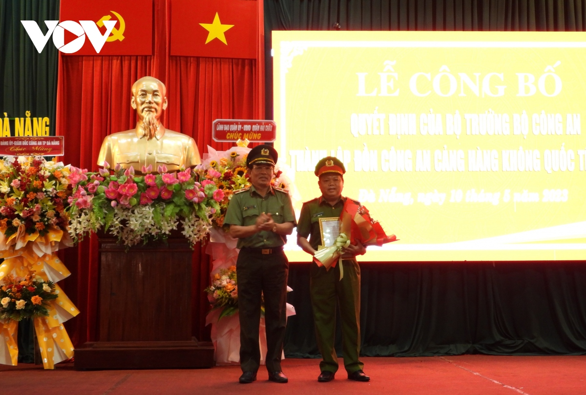 thanh lap Don cong an cang hang khong quoc te Da nang hinh anh 2