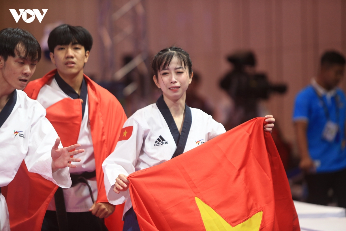  hot girl teakwondo bat khoc khi gianh hcv kich tinh o sea games 32 hinh anh 6