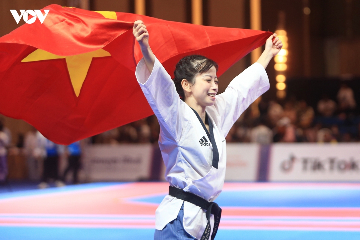  hot girl teakwondo bat khoc khi gianh hcv kich tinh o sea games 32 hinh anh 8