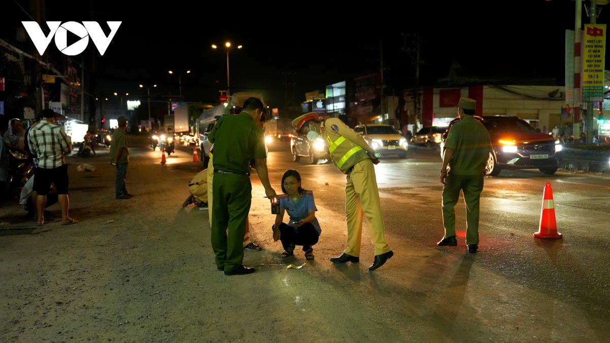 truy tim xe container gay chet nguoi tren quoc lo 51, ba ria-vung tau hinh anh 1