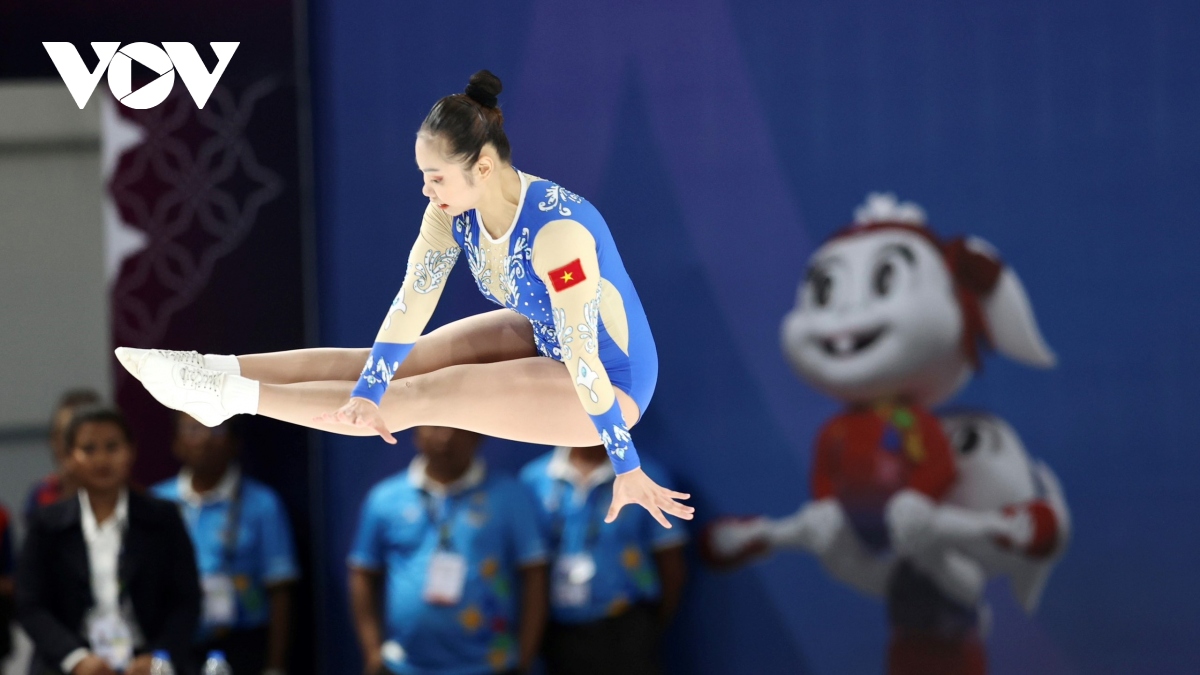 Aerobic Việt Nam đại thắng tại ngày đầu SEA Games 32