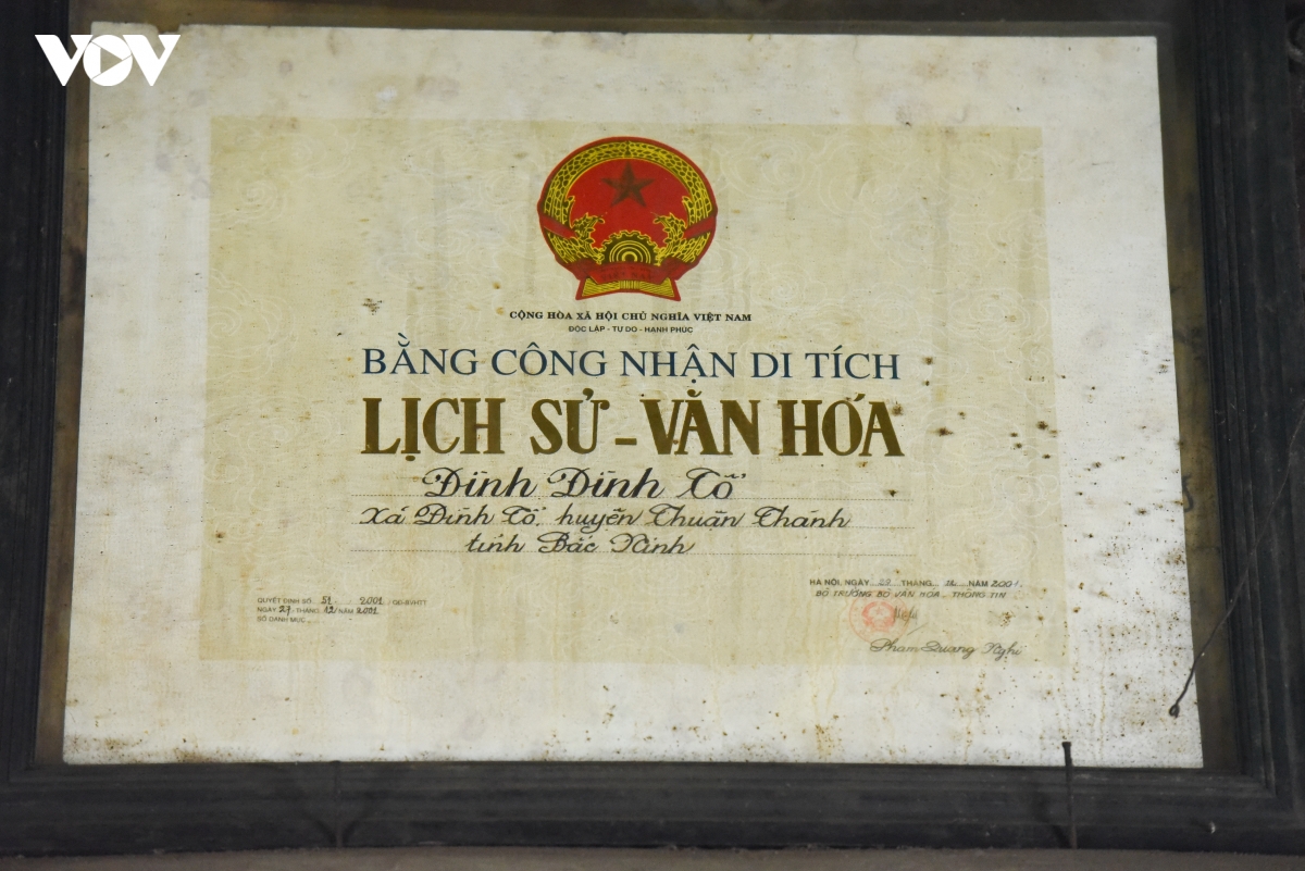can canh di tich dinh Dinh to o bac ninh xuong cap, co nguy co do sap hinh anh 12