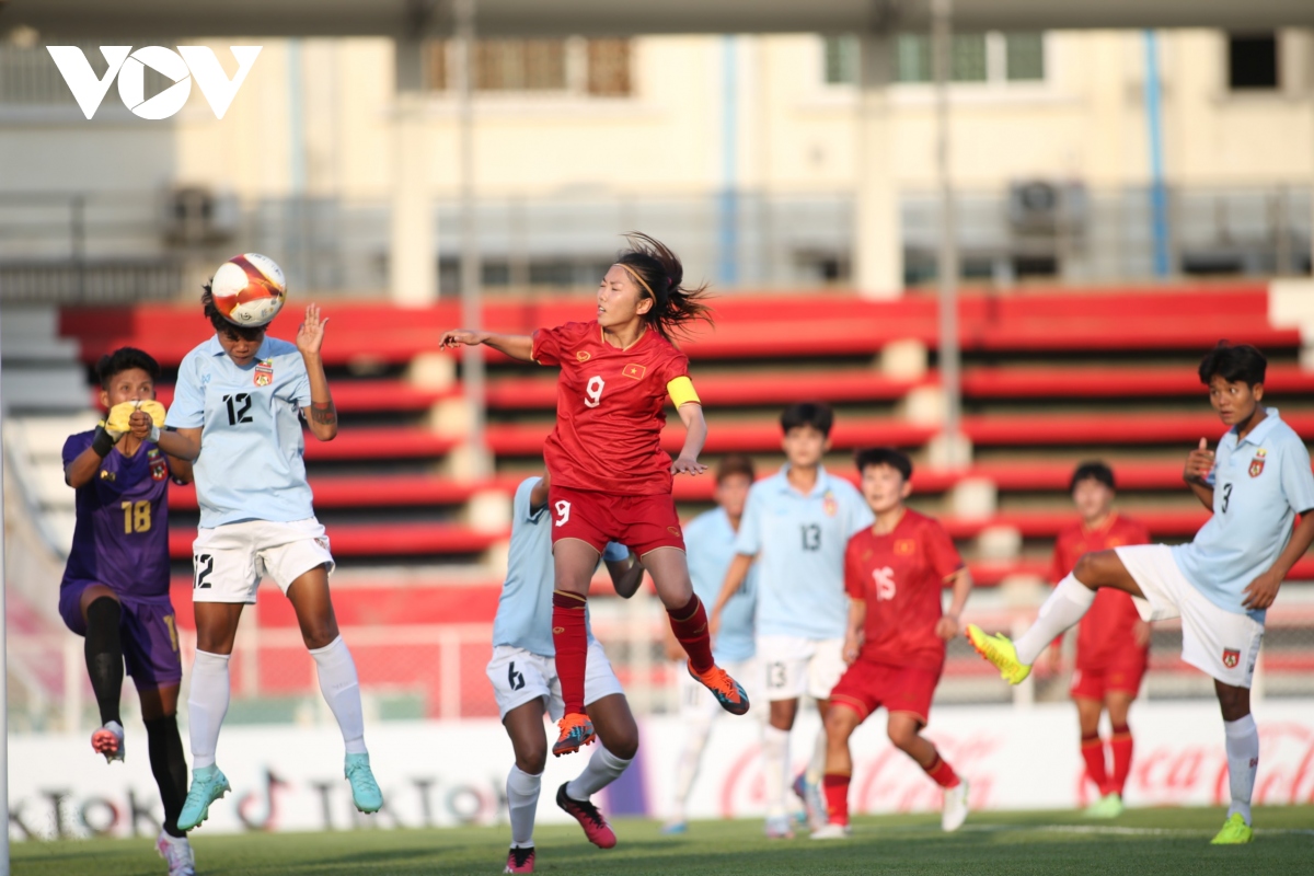 Trực tiếp ĐT nữ Việt Nam 1-1 ĐT nữ Myanmar: Thử thách cực đại - Ảnh 1.