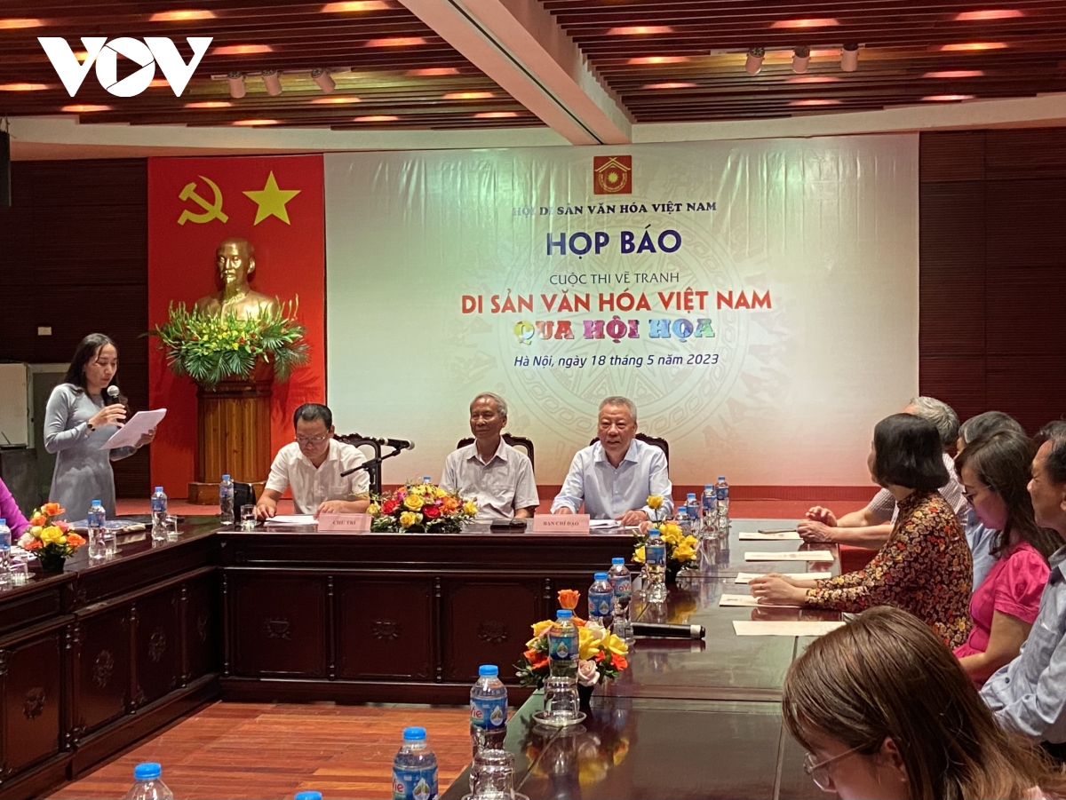 khoi dong cuoc thi ve tranh di san van hoa viet nam qua hoi hoa hinh anh 1