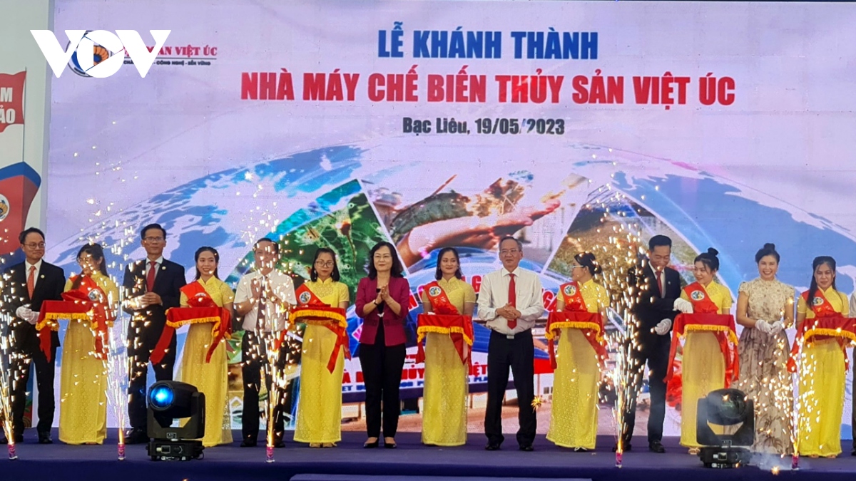 Bạc Liêu khánh thành Nhà máy chế biến thủy sản công nghệ tự động hóa hơn 70%