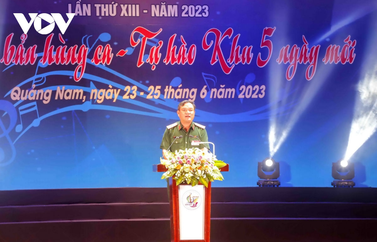 lien hoan nghe thuat quan chung luc luong vu trang quan khu 5 nam 2023 hinh anh 1