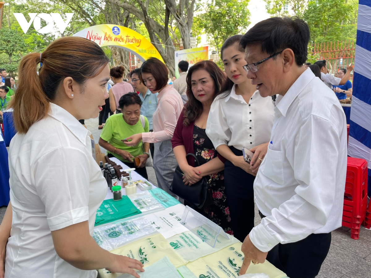 Nhiều sản phẩm thân thiện môi trường tại Ngày hội môi trường ở TP.HCM