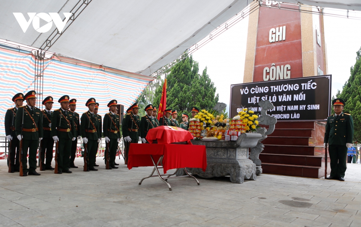 Yên Bái, Sơn La đón nhận, truy điệu và an táng hài cốt liệt sĩ quân tình nguyện