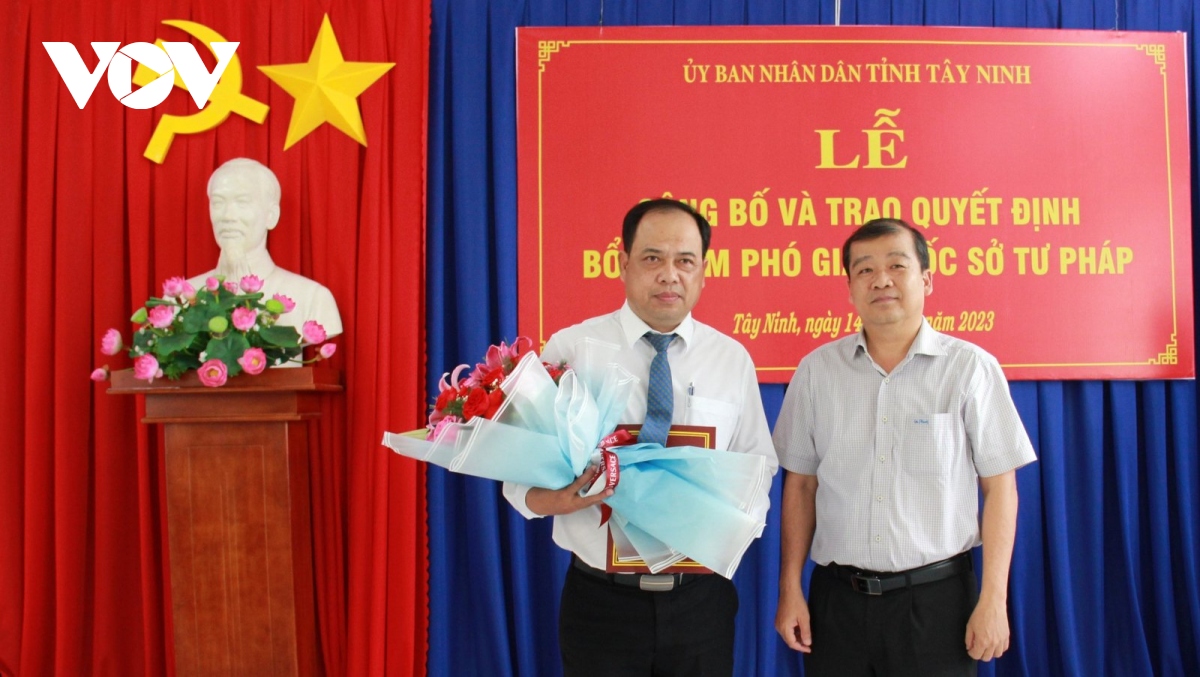 Ong nguyen minh vu lam pho giam doc so tu phap tay ninh hinh anh 1