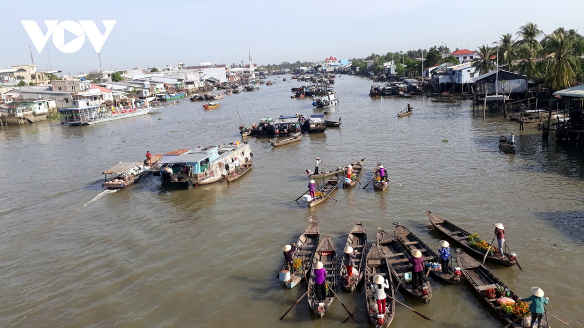 Chợ nổi Cái Bè (Tiền Giang) có nguy cơ “xóa sổ”