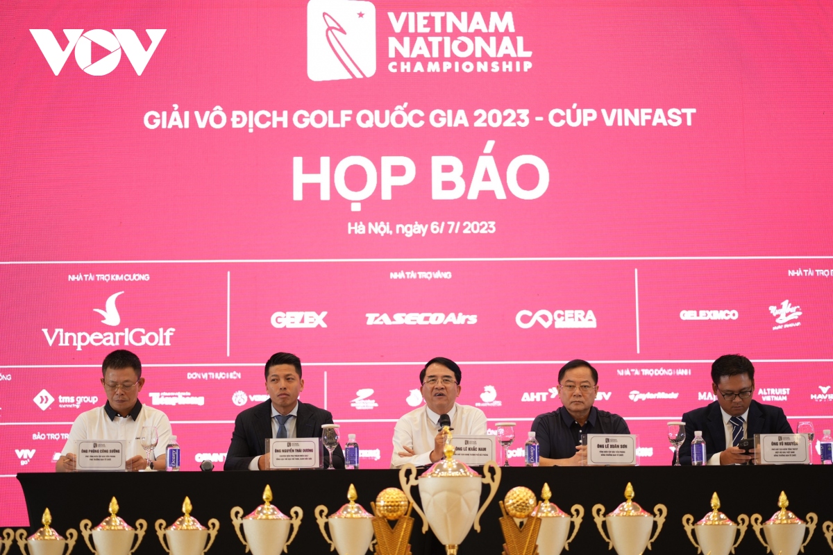 160 golfer tranh tài tại giải Vô địch Golf Quốc gia 2023