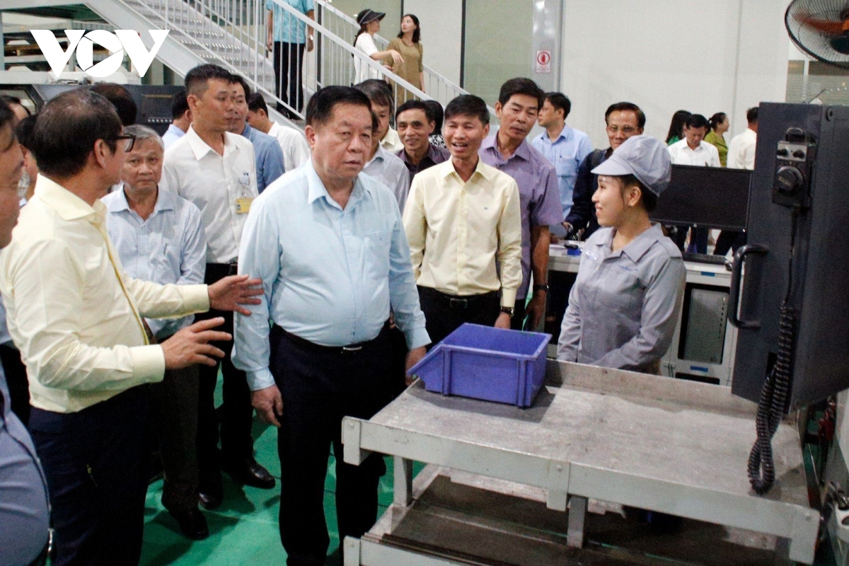 Lãnh đạo Ban Tuyên giáo Trung ương thăm và làm việc với Tập đoàn Thaco - Trường Hải