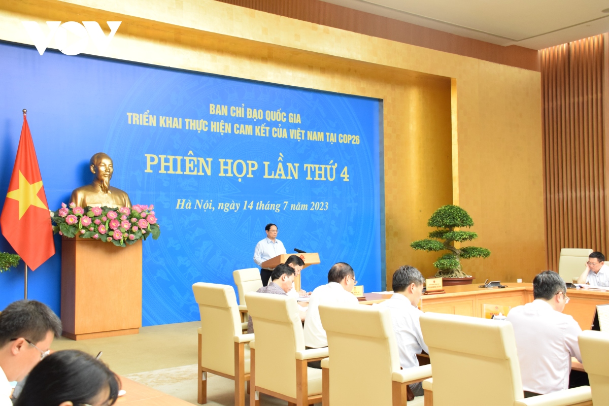 thu tuong chu tri phien hop trien khai cam ket cua viet nam tai cop26 hinh anh 2